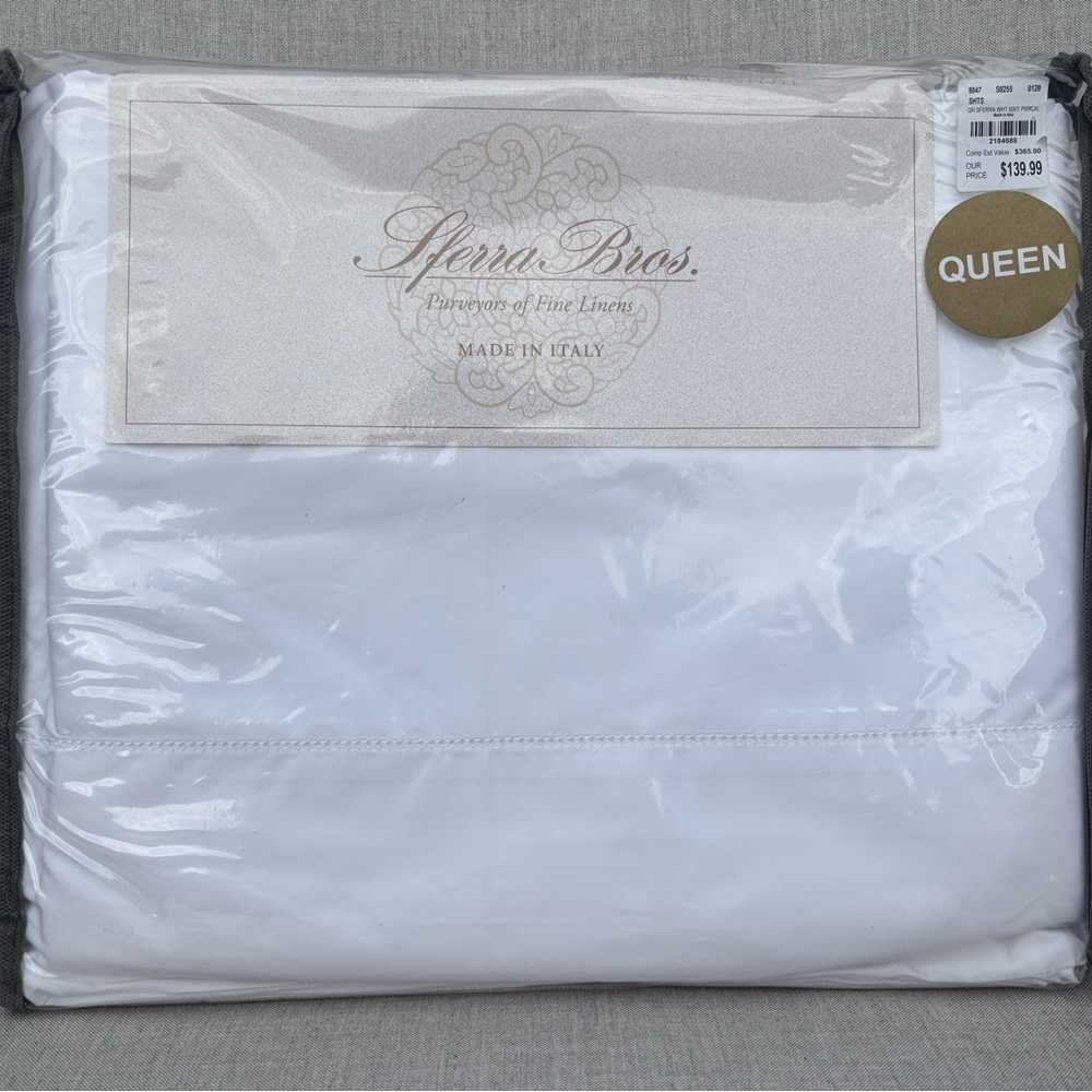 Luxury White Queen Sheet Set - NWT